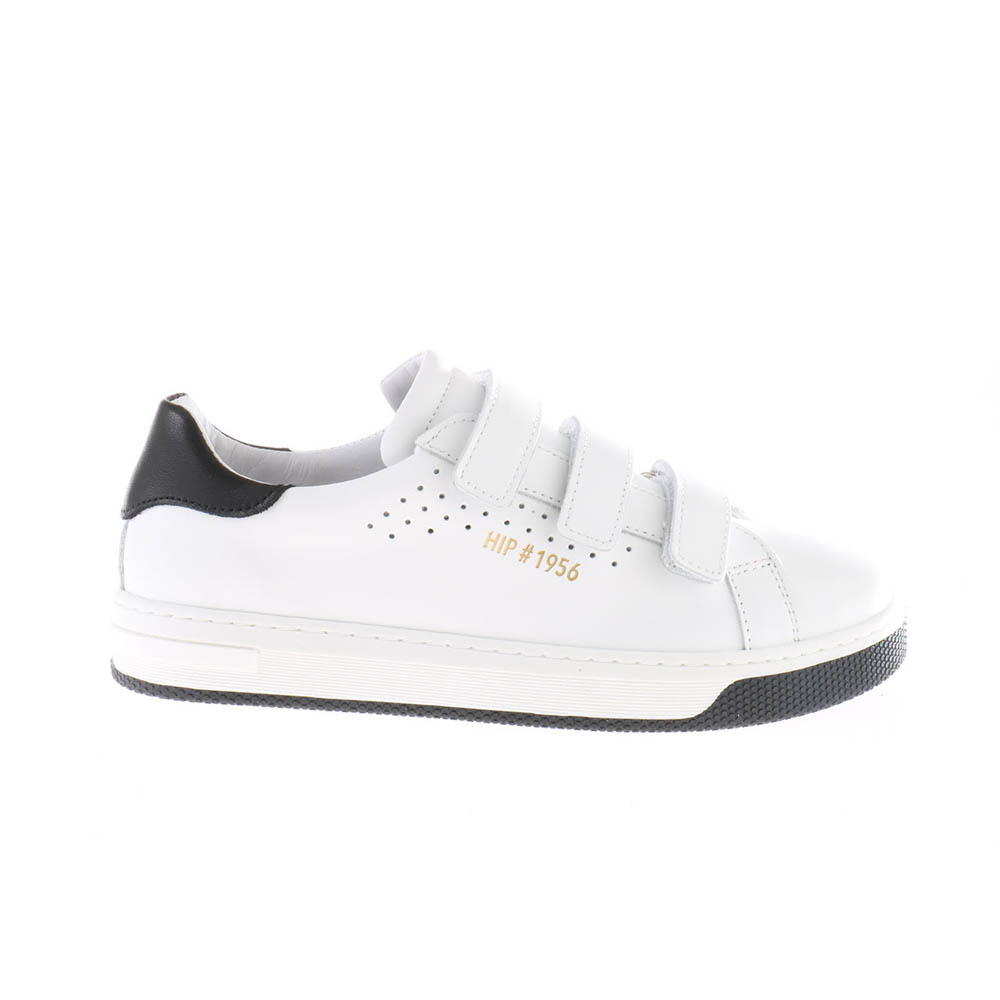 Ouderling lijn Lengtegraad Hip Sneaker Klittenband White Black Combi H1575